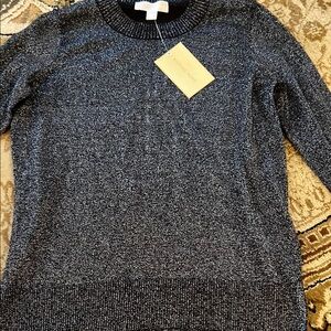 Michael Kors Metallic Knit Sweater